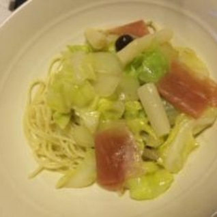 彩り豊かなパスタ